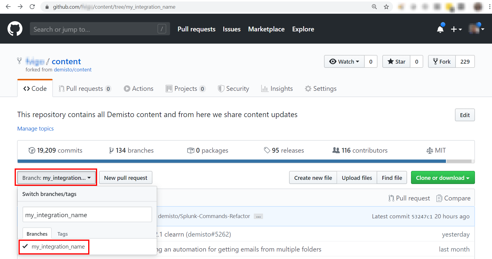 GitHub Branch