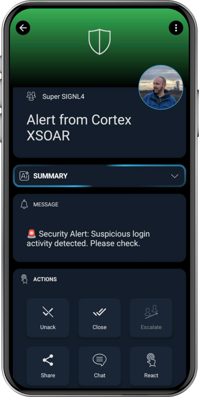 SIGNL4 Alert